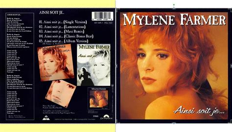 Mylene farmer* ainsi soit je. MUSICOLLECTION: MYLENE FARMER - Ainsi Soit Je - 1988 - 2015