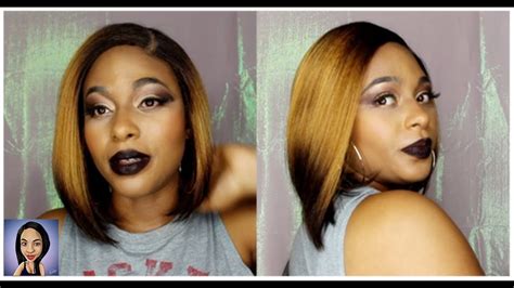 Bob Wig Under 20 Janet Collection Synthetic Wig Helen Review Youtube