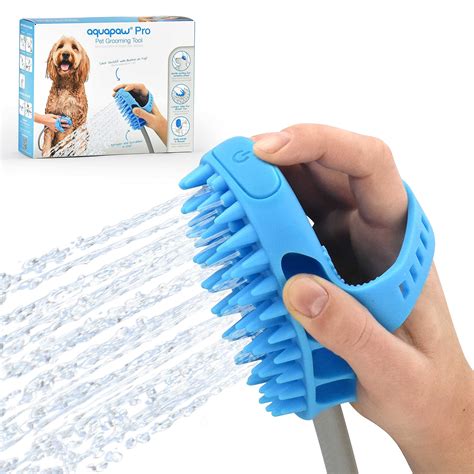 Buy Aquapaw Dog Bath Brush Pro 2 In 1 Sprayer And Scrubber Dogs And