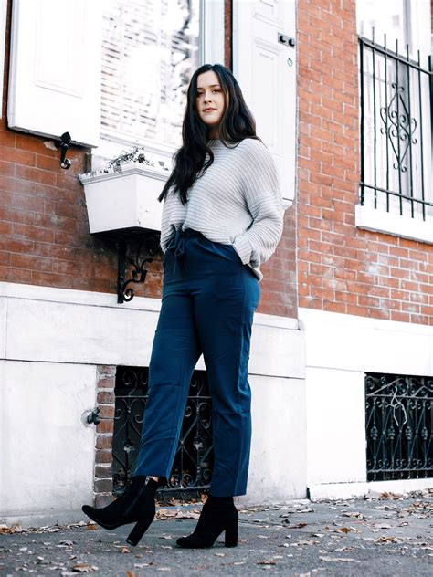 Cozy Knits Navy Trousers Mom Jeans Cozy Knits Pantsuit
