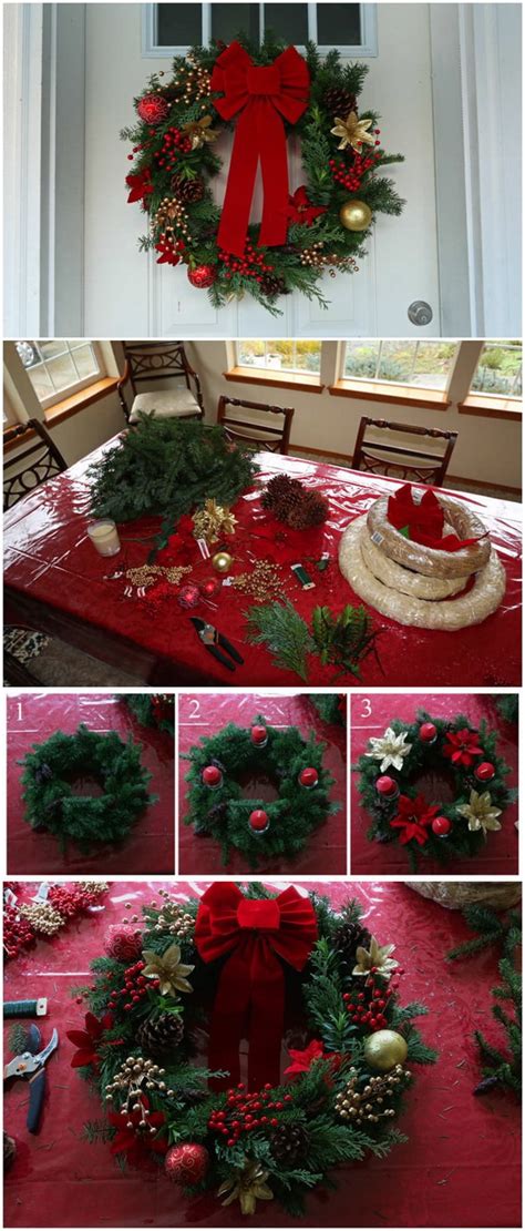 30 Festive Diy Christmas Wreaths With Lots Of Tutorials