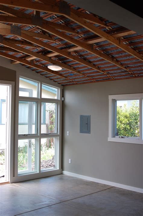 They normally vary in length and width. Exposed Ceiling + Insulation | Basement ceiling, Exposed ...