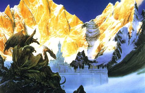 Where The Shadows Lie John Howes Tolkien Artwork Cvlt Nation