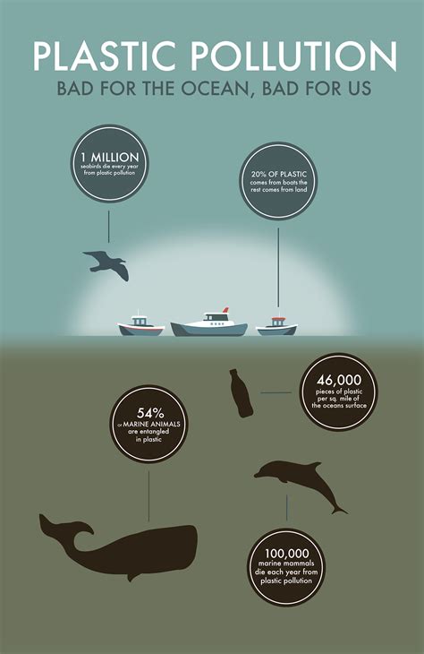 Infographic Demonstrating The Dangers Of Plastic Pollution To The Oceans Plastic Pollution