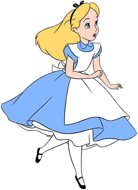 Alice In Wonderland Falling Clip Art