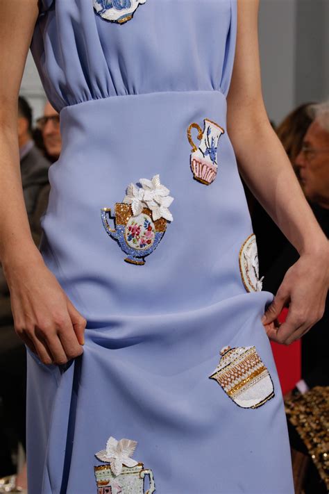 Schiaparelli Spring Couture Fashion Show Details Vogue Embroidery Fashion Detail