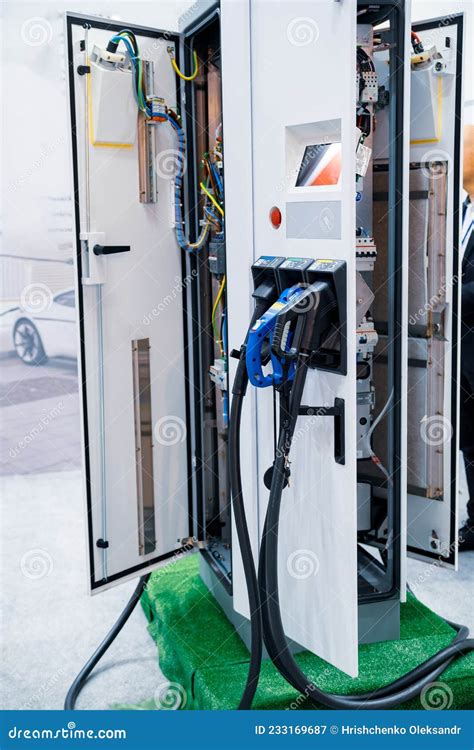 Home Electric Charging Stations For Electric Vehicles Stock Image