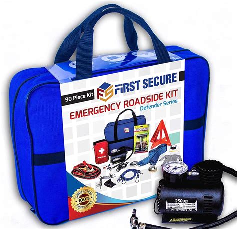 Car Emergency Kit First Aid Kit Premium Heavy Duty Car Roadside