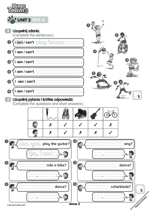Bugs Team 3 unit 3 karta pracy - Pobierz pdf z Docer.pl