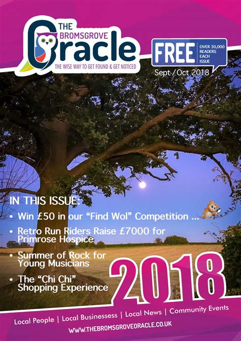 The Bromsgrove Oracle September And October 2018 By The Bromsgrove Oracle