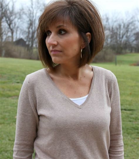 This choppy short bob cut that's textured and angled is one of my favorite styles. My Swing Bob Haircut - Cyndi Spivey