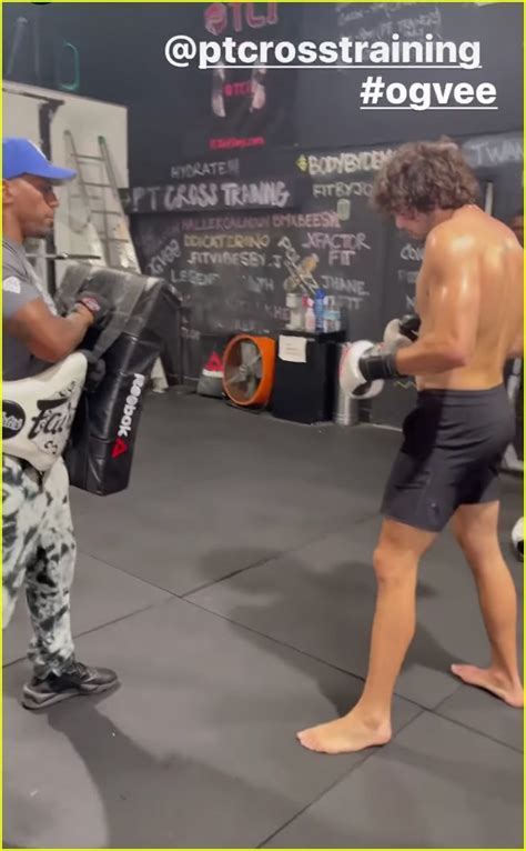 Noah Centineo Shows Off His Muscles In Shirtless Fight Training Video