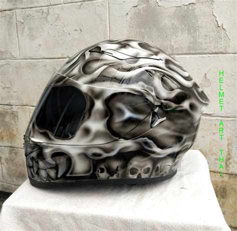 Custom Airbrushed Motorcycle Helmet Etsy