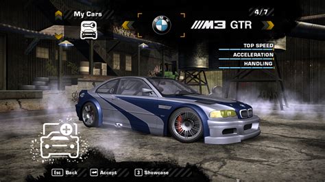 Nfsmods Bmw M3 Gtr Race Extended Customization