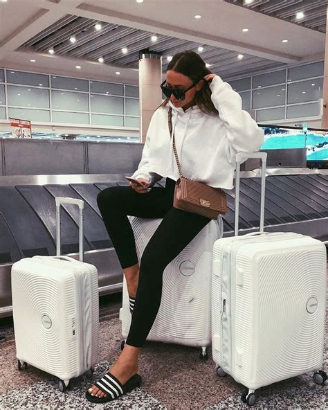 65 airport outfit ideas the pieces you need to travel flight outfit fashion travel outfit