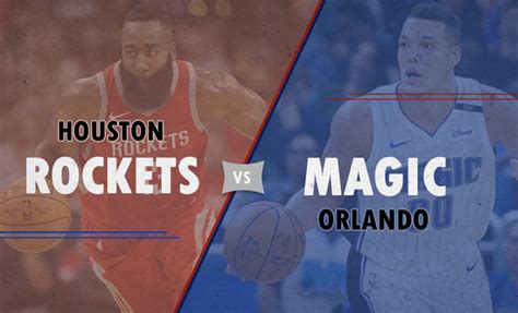 See live scores, odds, player props and analysis for the houston rockets vs orlando magic nba game on april 18, 2021. Houston Rockets vs Orlando Magic - Westgate Events