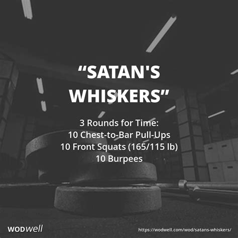 Satans Whiskers Workout Functional Fitness Wod Wodwell Biking