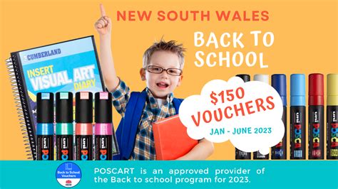 Back To School Voucher Kits Posca Pen Sets And Supplies Poscart Poscart