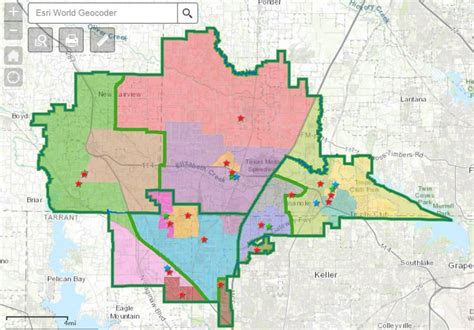 Find A School Boundary Map Texas School District Map By Region