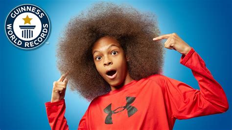 Largest Male Afro Guinness World Records Youtube