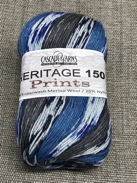 Cascade Yarns Heritage 150 Sport Sock Color 1 Etsy Cascade Yarn