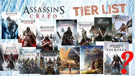 Assassin S Creed Games Tier List Youtube