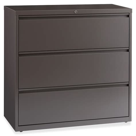 Lorell 3 Drawer Lateral File Cabinet Letter Legal A4 42 Wide Medium