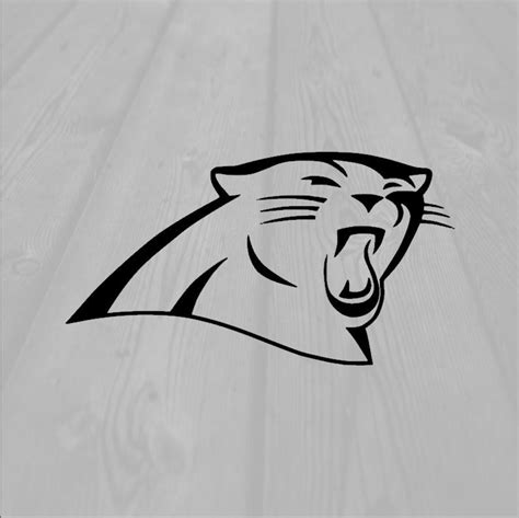 Panthers Head Decal Panthers Yeti Decal Panthers Head Etsy