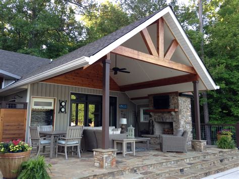 Pin By Krislyn Woods On For The Home Patio Design Covered Patio