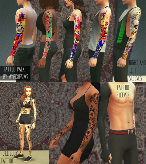 Sims 4 Thigh Tattoo Cc