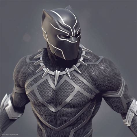 Black Panther Concept Art By Rafamustaine Character Art 3d