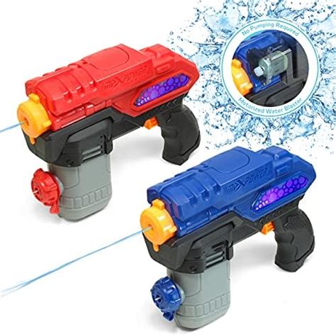 ArmoGear Electric Water Gun Pack Battery Operated Super Water Pistol Soaker Ft Shooting