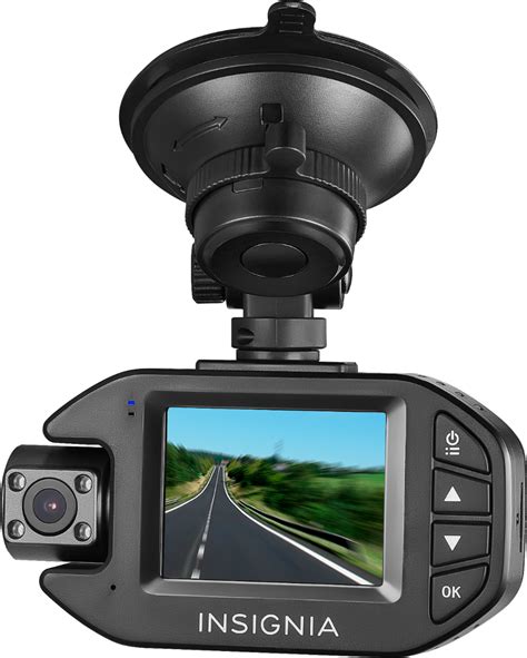 Insignia™ Front And Rear Facing Camera Dash Cam Black Ns Dcdchh2 Best Buy