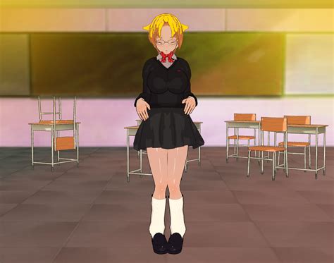 Shizuka Nekonome Schoolgirl By Quamp On Deviantart