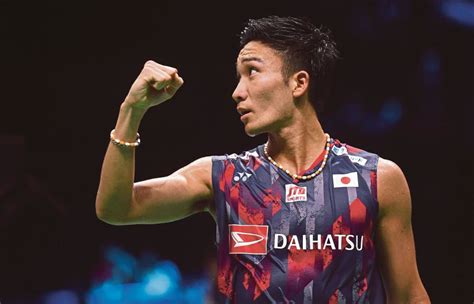 He is known to have a skillful and relentless play style on court. Momota first Japanese man to win badminton worlds | New ...