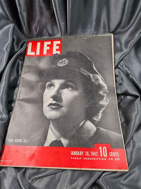 Wwii Life Magazine Wraf Cover The War Front