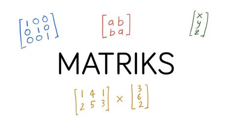 Matriks Adalah Arti Jenis Matriks Dan Sifatnya