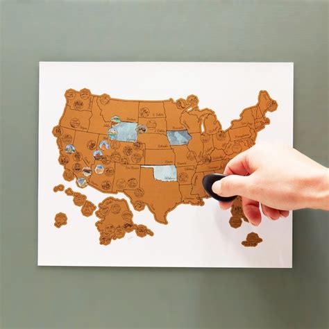 Scratch Your Travels Us National Parks Usa Scratch Off Map Etsy