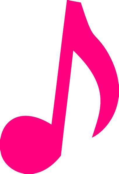 Pink Music Notes Clip Art Pink Music Note Clip Art
