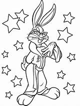 Bunny Coloring Star sketch template