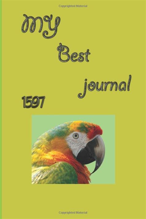 My Best Journal 1597 Journal To Record Experience Journal Of The Cape