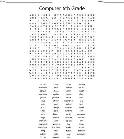 Computer Terms Word Search Wordmint Word Search Printable