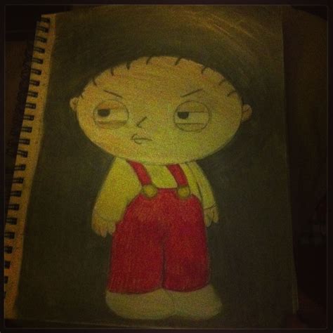My Drawing Of Stewie Griffin Drawings Amazing Drawings Stewie Griffin