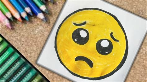 How To Draw Sad Cute Emoji How To Draw Sad Cute Face Emoji Shn Best