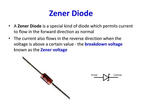 Ppt Lecture 4 Diode Led Zener Diode Diode Logic Powerpoint