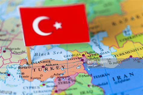 Search and share any place. Map And Flag Of Turkey Stock Photo - Getty Images