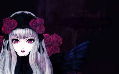 White Hair Gothic Anime Girl Vampire Anime Wallpaper Hd