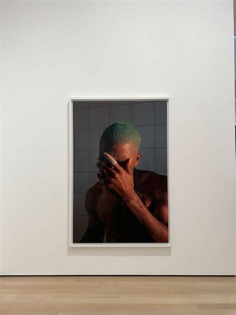 Frank Oceans Blonde Album Cover By Wolfgang Tillmans At The Moma In