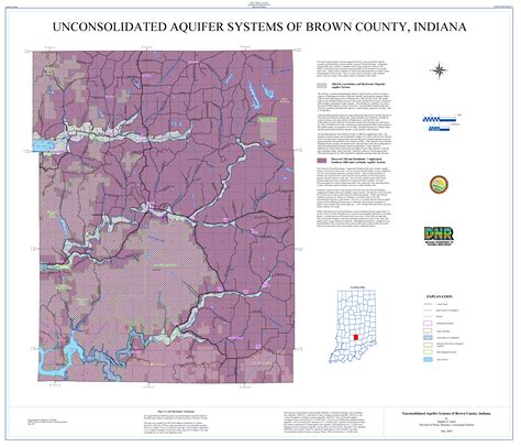 Dnr Water Aquifer Systems Maps 02 A And 02 B Unconsolidated And