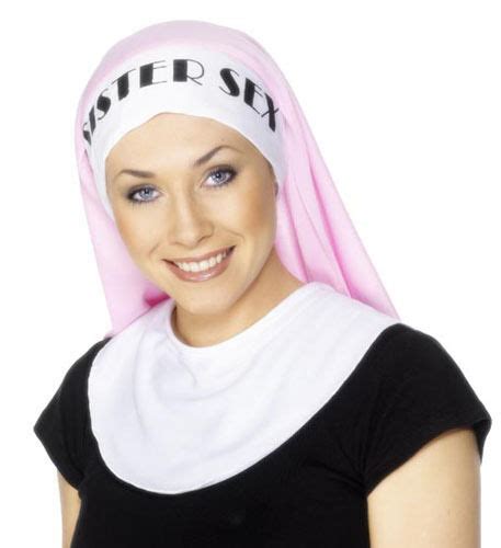 sister sex naughty nuns headpiece and collar set stag hen party fancy dress new ebay